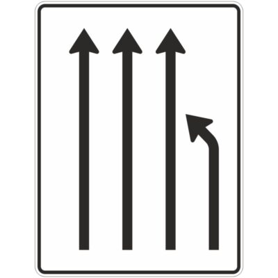Verkehrszeichen 531-12 Einengungstafel ohne Gegenverkehr | gemäß StVO