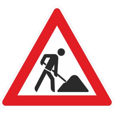 Verkehrszeichen 123 Arbeitsstelle (Baustelle), VZ 123 | gemäß StVO
