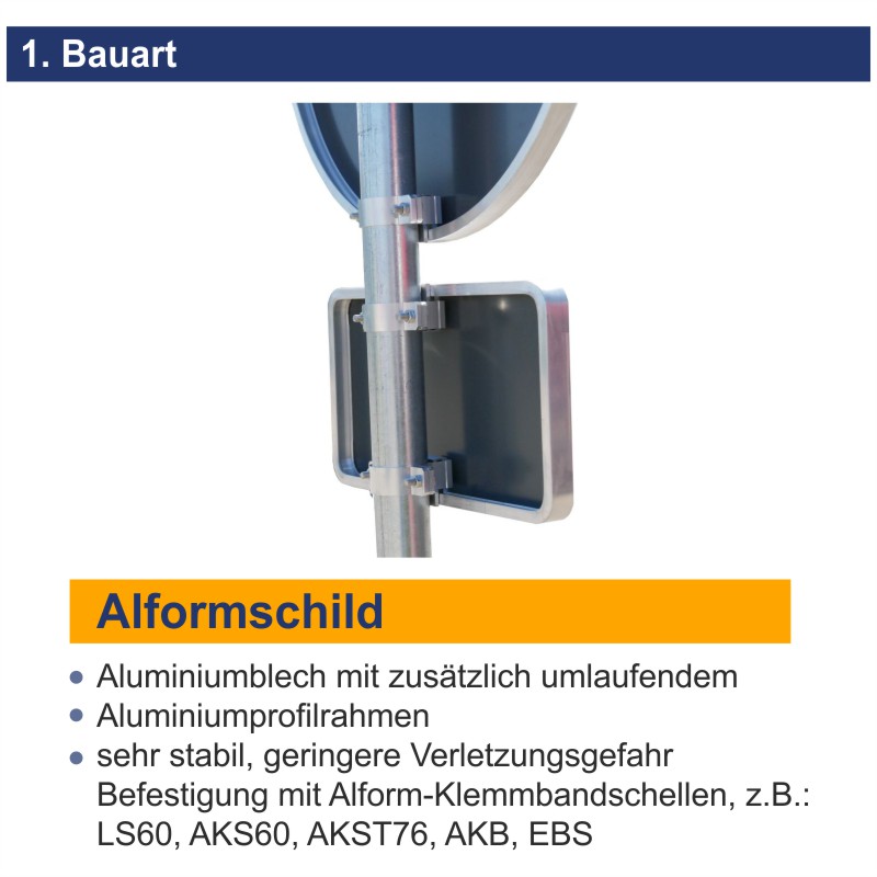 Verkehrszeichen 467.1-30 Umleitungspfeil (Streckenempfehlung) geradeaus | Bauarten