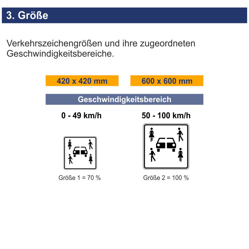 Verkehrszeichen 1010-70 Carsharing | Größen