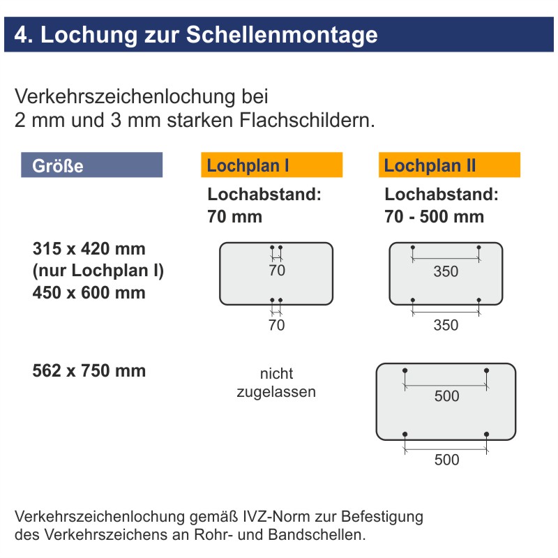 Verkehrszeichen 1024-20 Elektrisch betriebene Fahrzeuge frei | Lochung zur Schellenmontage