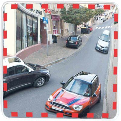 Verkehrsspiegel EUCRYL ECO ohne Rahmen