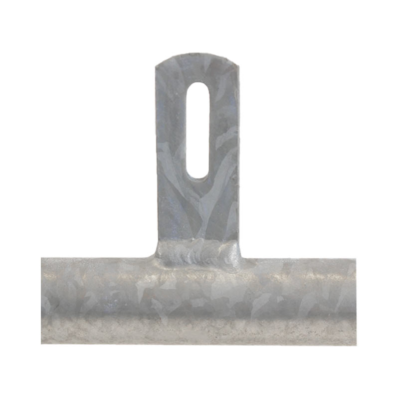 Rohrrahmen quadratisch 840 x 840 mm | angeschweißte Lasche zur Schildermontage