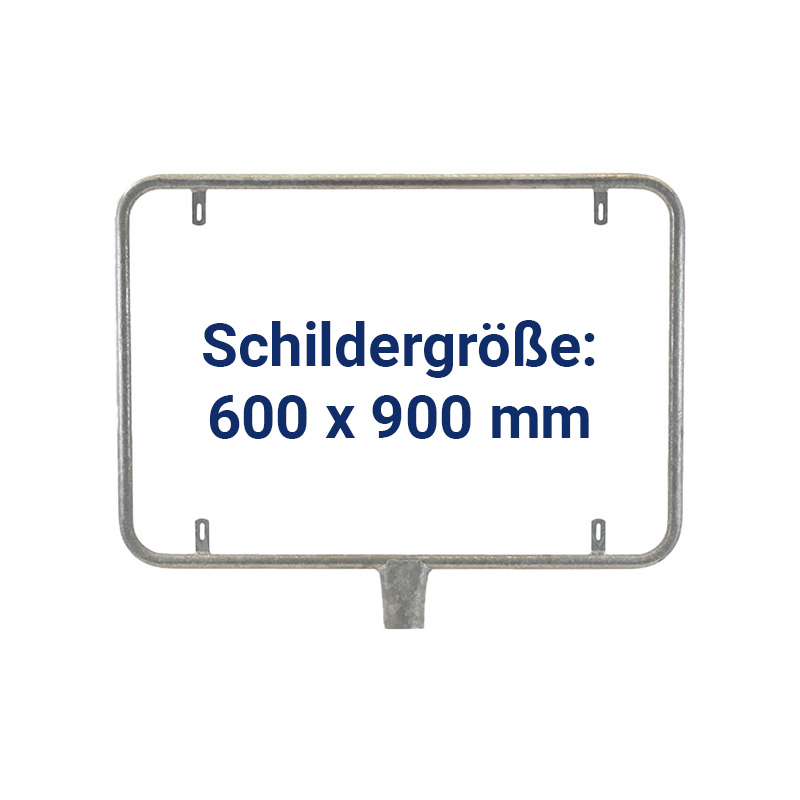 Rohrrahmen rechteckig 600 x 900 mm