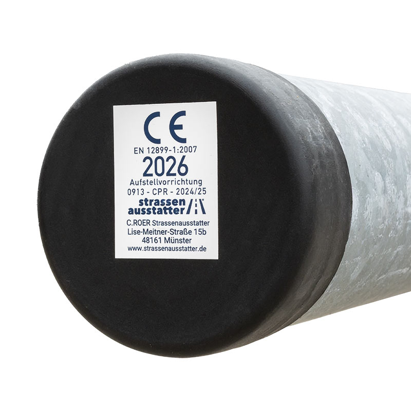 Verzinkte Rohrpfosten Ø 60 mm | mit CE-Zeichen