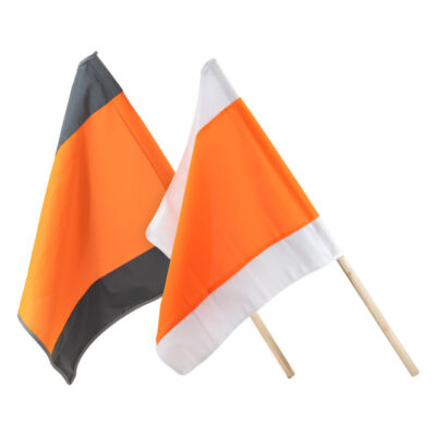 Warnfahnen, 500 x 500 mm | Tagesleuchtend oder reflektierend