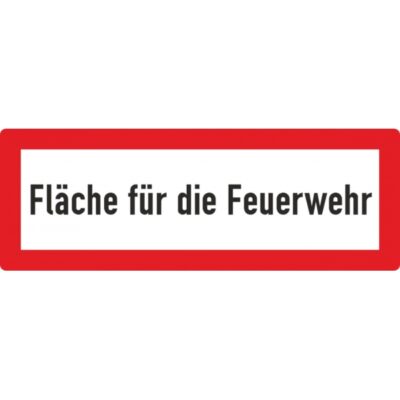 Warn- und Hinweisschild WH 6.5 Fläche für die Feuerwehr