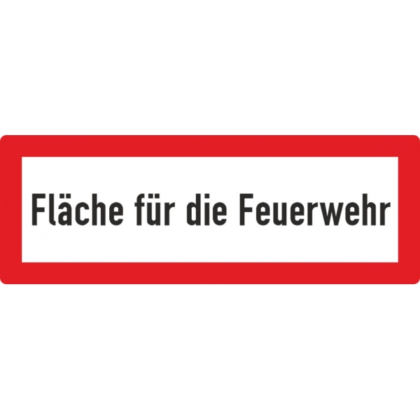 Warn- und Hinweisschild WH 6.5 Fläche für die Feuerwehr