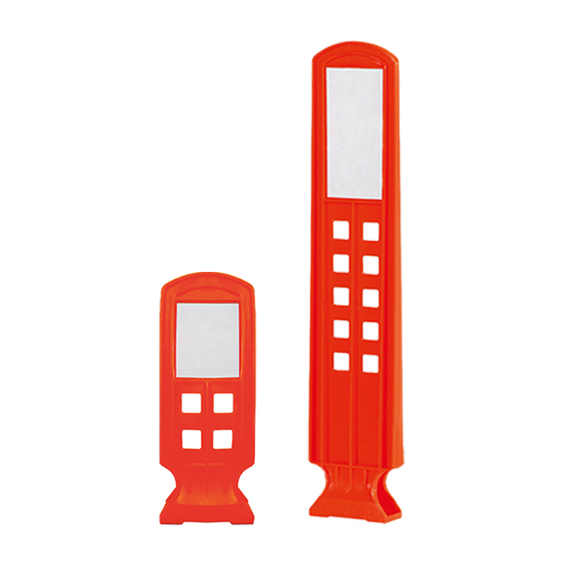 Sichtzeichen Aufsteller für Leitschwelle | Orange, RA2, Höhe 265 mm oder 600 mm