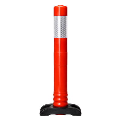 Mini Flex Pfosten für Leitschwellen | Orange, RA2, Höhe 265 mm