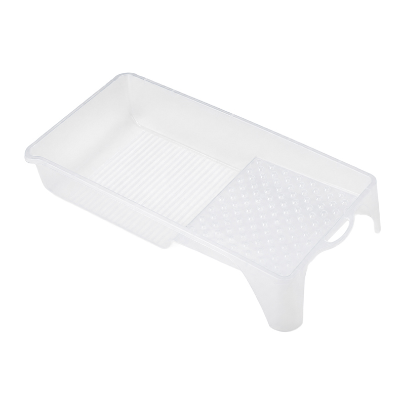 Profi- Lackierrollenset 4-teilig | Transparente Farbwanne mit Abrollfläche