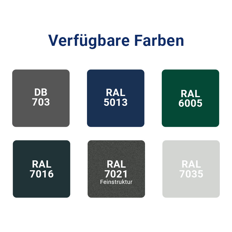 Runder Radweg-Drahtgitterkorb | Verfügbare Farben