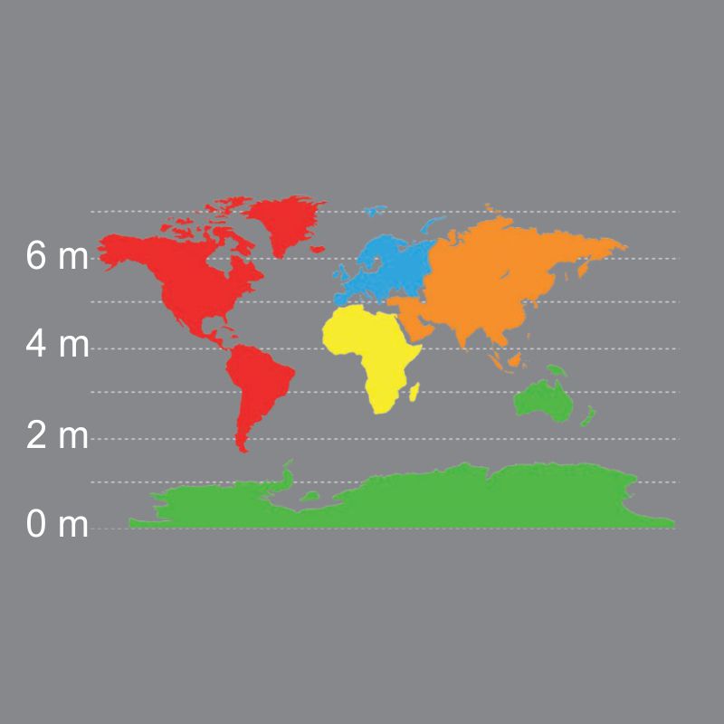 DecoMark™ Weltkarte bunt