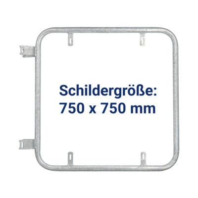 Ausleger-Rohrrahmen quadratisch für 750 x 750 mm