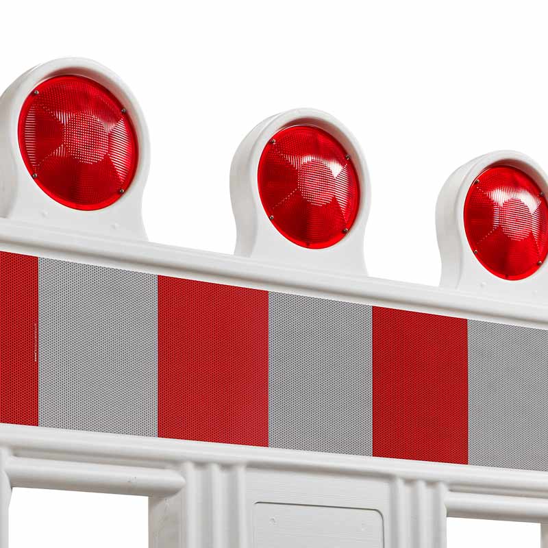 Sperrstrahlergarnitur WEMAS | Detailansicht Warnleuchten