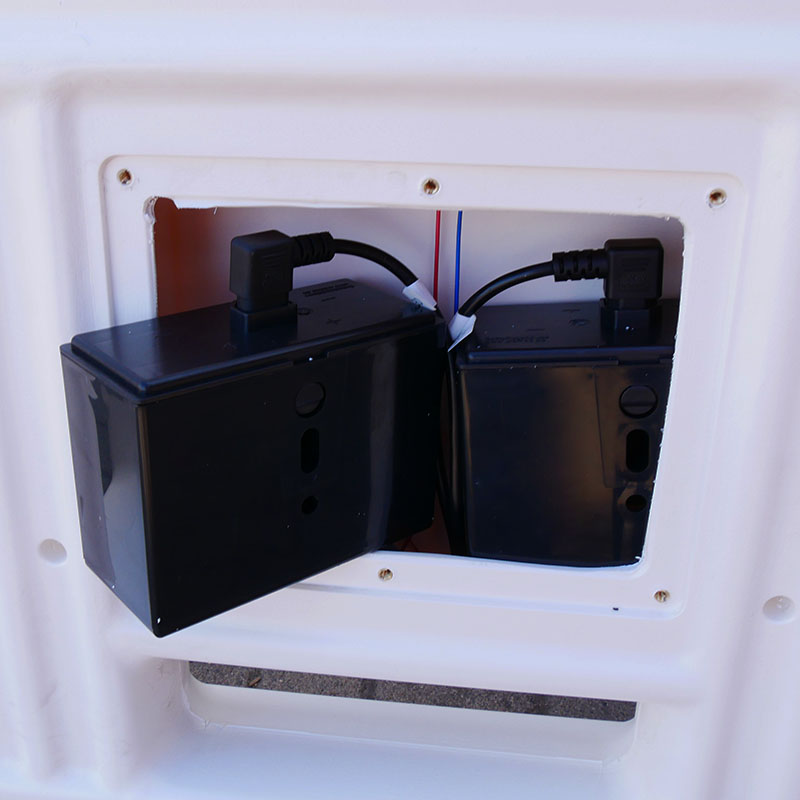 Sperrstrahlergarnitur WEMAS | 2 x 2 4R25 Batterien