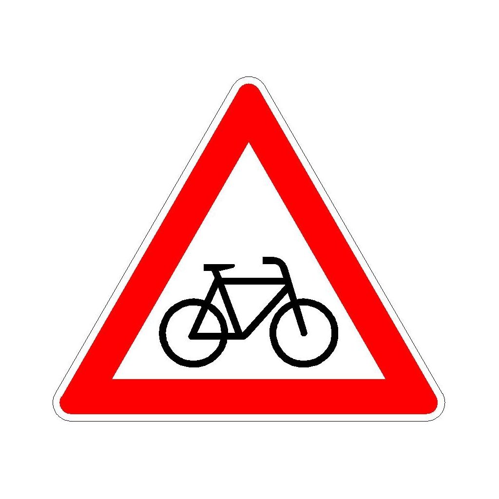 Achtung Fahrrad Schild